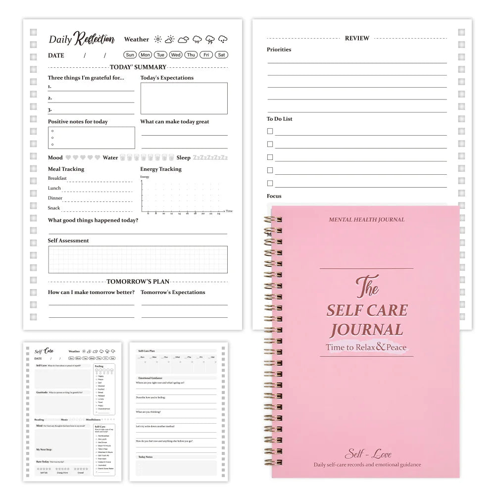 Daily Self Care Journal for Positivity