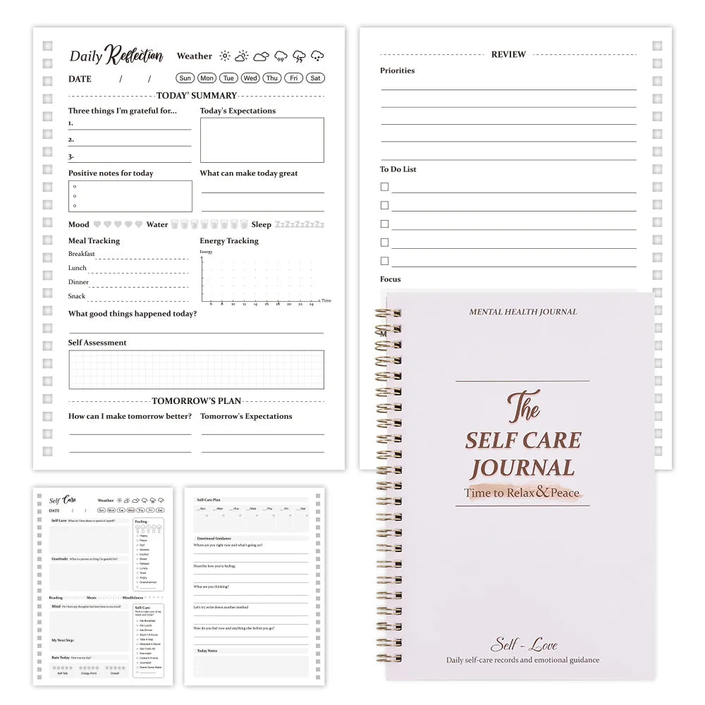 Daily Self Care Journal for Positivity